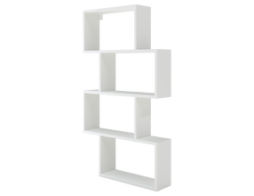 Lentyna Egurro, balta, 20 cm x 80 cm x 144 cm