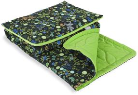 Antklodės ir pagalvės komplektas vaikams Ceba Baby Gecko, 100 x 75 cm, žalia