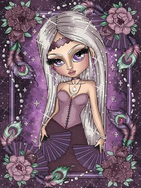 Deimantinė mozaika Diamond Dotz Peacock Feathers, įvairių spalvų