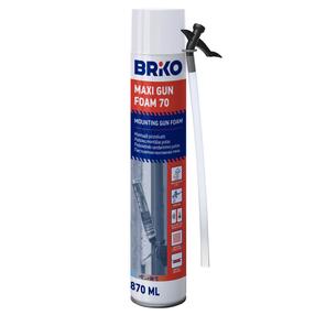 Vasarinės sandarinimo putos Briko Maxi Gun Foam, 870 ml