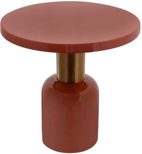 Kavos staliukas Kayoom Art Deco 125, raudonas, 50.5 cm x 50.5 cm x 49.5 cm