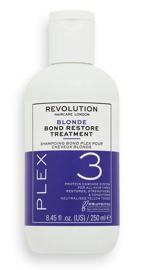 Plaukų tonikas Revolution Haircare Plex 3 3 Blonde Bond Restore Treatment, 250 ml