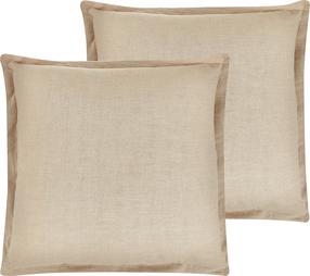 Dekoratyvinė pagalvėlė Shumee Guzmania, smėlio, 45 cm x 45 cm, 2 vnt.