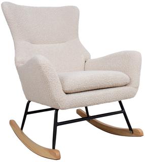 Supamasis krėslas Home4you Romy 65426, smėlio, 80 cm x 69 cm x 96 cm