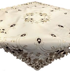 Staltiesė kvadratinė OH-156-B, kreminė, 85 x 85 cm