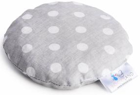 Vyšnių kauliukų pagalvėlė Bocioland Gray Peas, balta/pilka