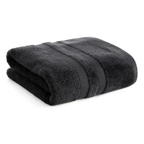  Vonios rankšluostis Porto 12, juodas, 90 cm x 50 cm