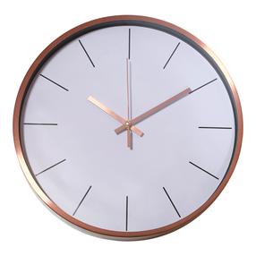 Sieninis kvarcinis laikrodis Besk, bronzos, 30 cm x 30 cm, 30 cm