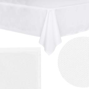 Staltiesė Springos, balta, 220 cm x 140 cm