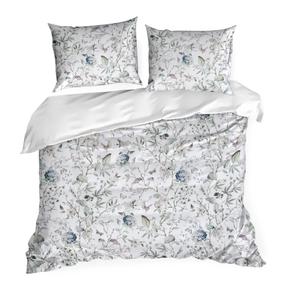 Patalynės užvalkalų komplektas PTE-173, baltas/žalias, 140 x 200 cm