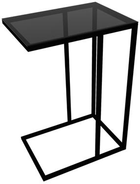 Kavos staliukas Kalune Design Alaska, juodas, 40 cm x 30 cm x 60 cm