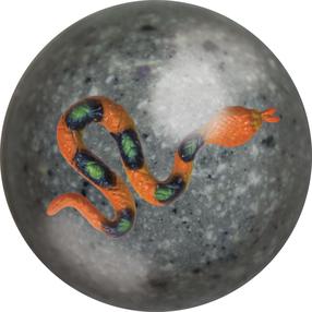 Vaikiškas kamuolys atšokantis Mega Bounce Loose Snake, 5 cm