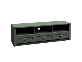 TV staliukas Gala Meble Provence, žalia, 158 cm x 43 cm x 48.6 cm