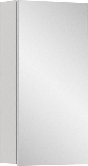 Pakabinama vonios spintelė su veidrodžiu MC Akcent Vira, balta, 18 cm x 38 cm x 77 cm