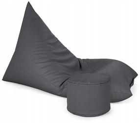 Sėdmaišis Sako XL Oxford, pilkas