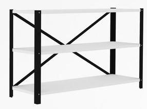 Pastatoma lentyna Kalune Design Derby 835PUQ3688, balta, 103 cm x 29.5 cm x 60 cm