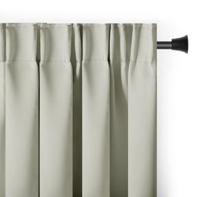 Užtemdanti užuolaida Restilo Pleat Blackout, smėlio, 140 cm x 245 cm