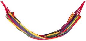 Hamakas Happy Green Hanging Garden Hammock, raudonas/įvairių spalvų, 200 cm