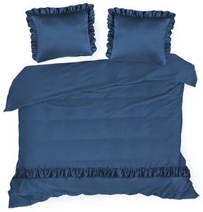 Patalynės užvalkalų komplektas PT-216, tamsiai mėlyna, 200 x 220 cm