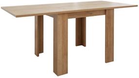 Valgomojo stalas išskleidžiamas Forte Panama, tamsaus ąžuolo, 80 - 160 cm x 80 cm x 77.6 cm