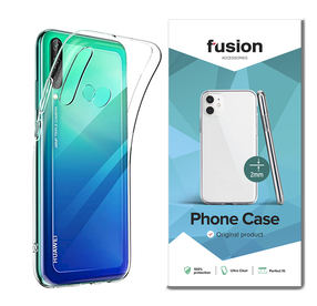 Telefono dėklas Fusion, Huawei P40 Lite E, skaidri