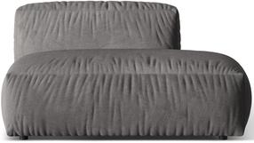 Modulinė sofa Micadoni Martina Vogue 15, pilka, dešininė, 133 x 106 cm x 75 cm