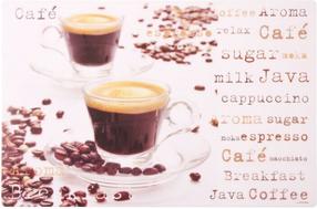 Stalo padėkliukas Splendid Java AR-MATA-PP-JAVA, 44 cm x 28 cm, Ruda/Balta