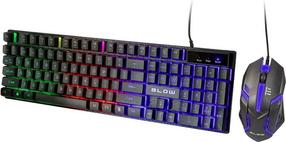 Klaviatūros ir pelės komplektas Blow 84-219#, EN, juoda