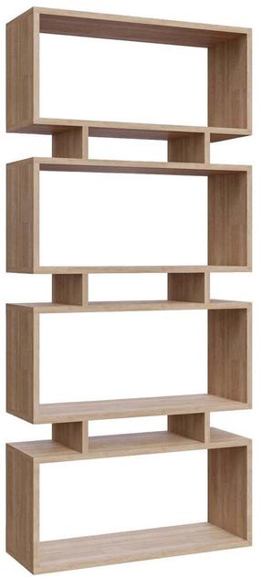 Pastatoma lentyna Kalune Design Langdon 935CMN1117, ąžuolo, 72 cm x 25 cm x 161 cm