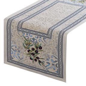 Stalo takelis stačiakampė 4094, mėlyna/žalia/rusva, 40 x 100 cm