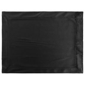 Servetėlė kvadratinė Melinda, juoda, 30 x 40 cm, 4 vnt.