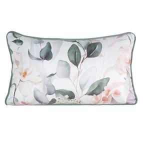 Dekoratyvinė pagalvėlė Juliet, balta/žalia/rožinė, 30 cm x 45 cm