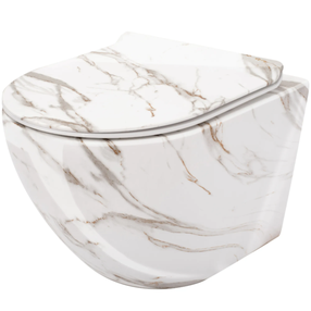 Unitazas, pakabinamas Rea Carlos Slim, su dangčiu, 370 mm x 495 mm