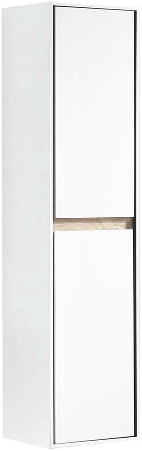 Pakabinama vonios spintelė, balta, 30 cm x 40 cm x 160 cm