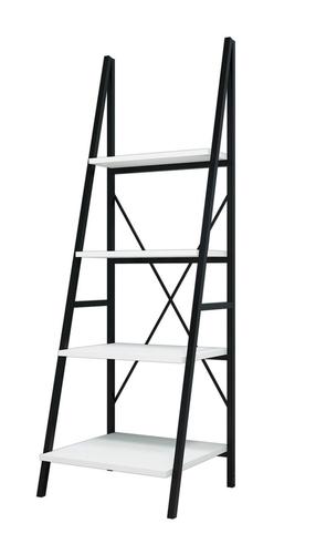 Pastatoma lentyna Kalune Design Passi 835PUQ3604, balta/juoda, 50 cm x 44 cm x 150 cm