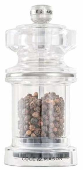 Druskos ir pipirų malūnėlis Cole and Mason 675, skaidri