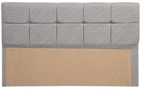 Lovos galvūgalis Kalune Design Vitalia 160, 97 cm x 7 cm, 160 cm, pilka