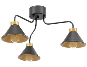 Sietynas kabinamas Detmer, E27, 3 x 15 W