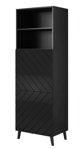 Spintelė Cama Meble Abeto, juoda, 60 cm x 40 cm x 176.5 cm