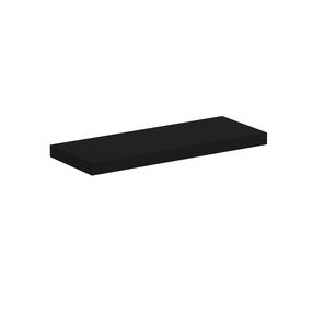 Sieninė lentyna Kalune Design Gizli, juoda, 23 cm x 60 cm x 3.6 cm