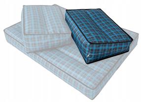 Lauko baldų pagalvė Hobbygarden Short Pillow PKRNKR9, mėlyna/juoda, 40 x 60 cm