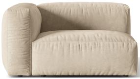Modulinė sofa Micadoni Martina Vogue 1, šviesiai smėlinė, kairinė, 121 x 106 cm x 75 cm