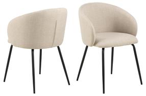 Valgomojo kėdė Eleanor, matinė, smėlio, 54.5 cm x 56 cm x 80.5 cm