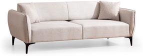 Sofa Hanah Home Belissimo, balta, 220 x 95 cm x 67 cm