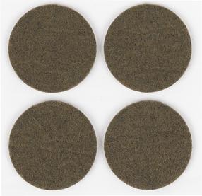 Baldų padukas Haushalt, ruda, 3.5 cm, 4 vnt.