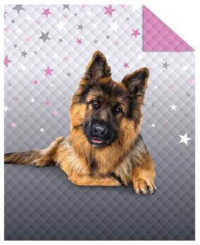 Lovatiesė NHLA-23, ruda/rožinė/pilka, 170 cm x 210 cm