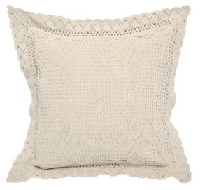 Dekoratyvinės pagalvėlės užvalkalas JB102-01, balta, 40 cm x 40 cm