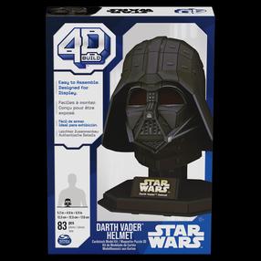 4D dėlionė Spin Master Darth Vader Helmet 6069821, 13.3 cm x 12.5 cm, 83 vnt., juoda