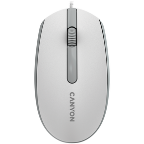 Kompiuterio pelė Canyon Canyon M-10, CNE-CMS10WG, usb 2.0, balta/pilka