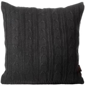 Dekoratyvinės pagalvėlės užvalkalas Acrylic JWN-03, juoda, 45 cm x 45 cm
